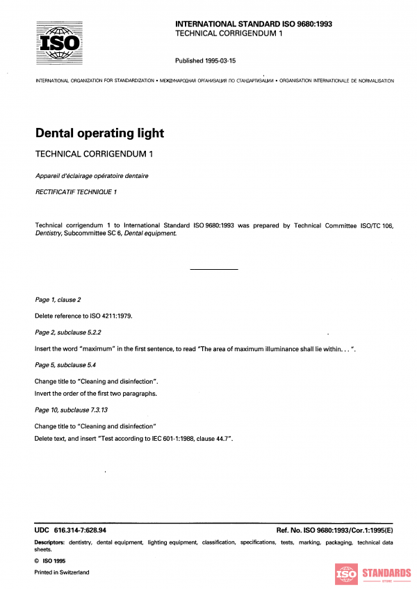 ISO 9680:1993/Cor 1:1995 PDF