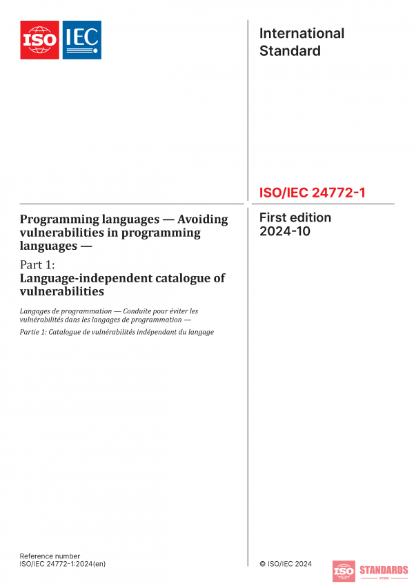 ISO/IEC 24772-1:2024 PDF