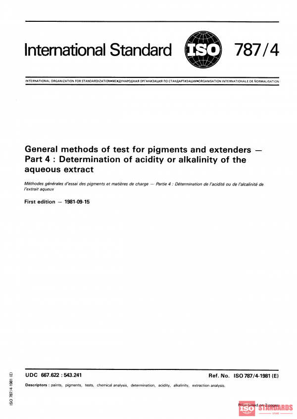 ISO 787-4:1981 PDF