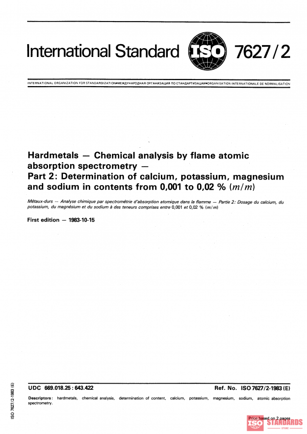 ISO 7627-2:1983 PDF