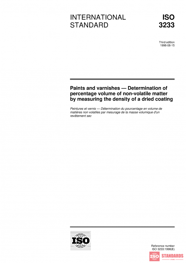 ISO 3233:1998 PDF