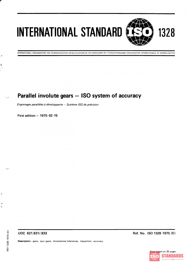 ISO 1328:1975 PDF