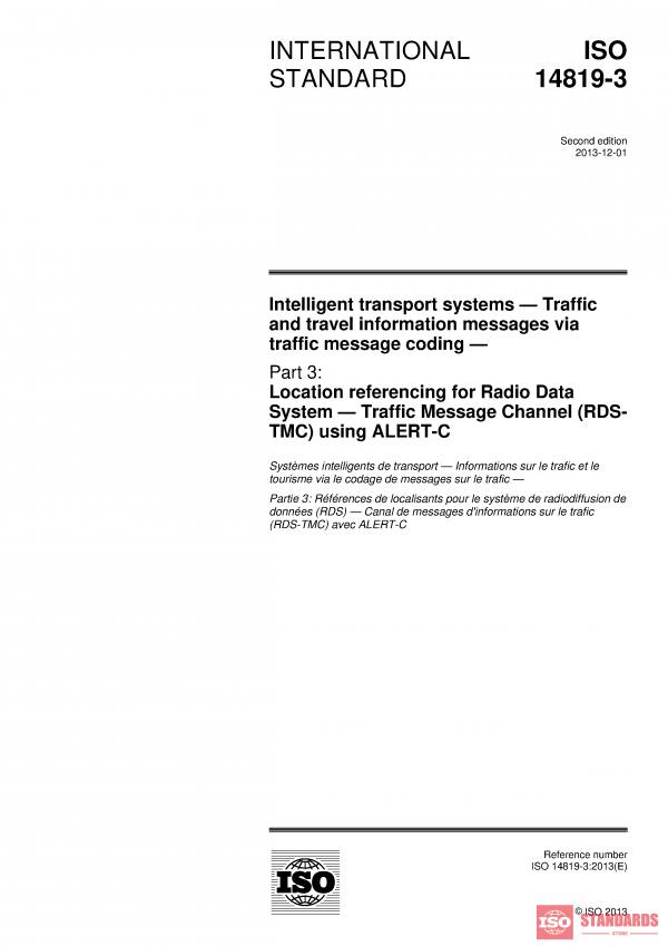 ISO 14819-3:2013 PDF