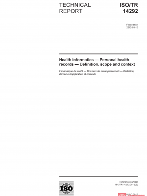 ISO/TR 14292:2012 PDF
