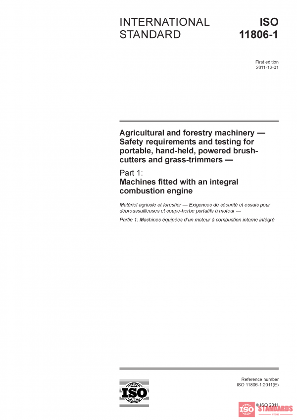 ISO 11806-1:2011 PDF