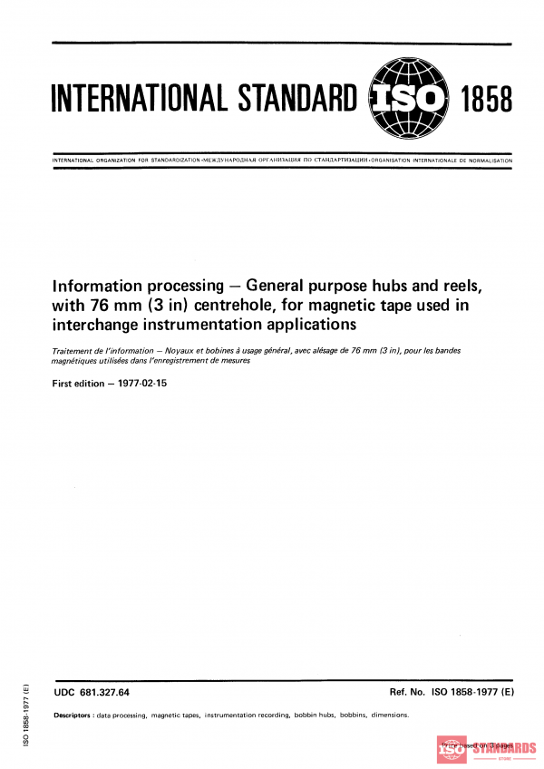 ISO 1858:1977 PDF
