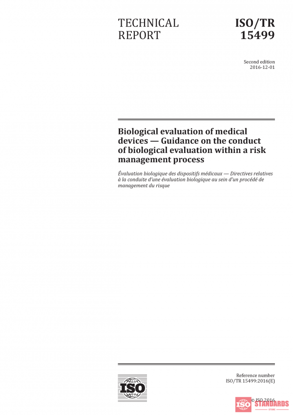 ISO/TR 15499:2016 PDF