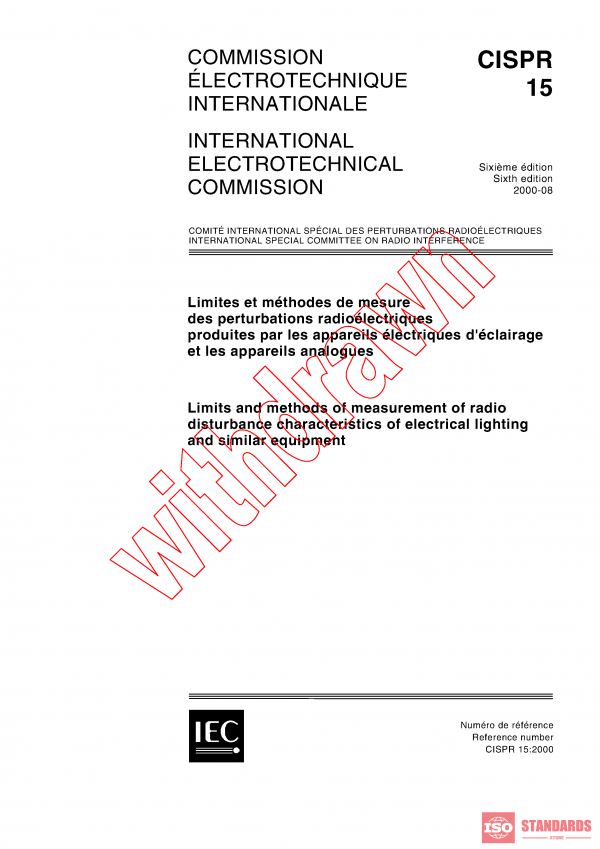 CISPR 15:2000 PDF