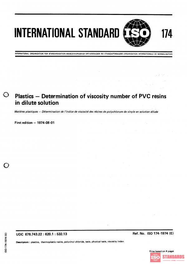ISO 174:1974 PDF