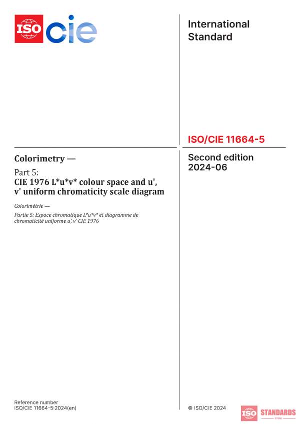 ISO/CIE 11664-5:2024 PDF
