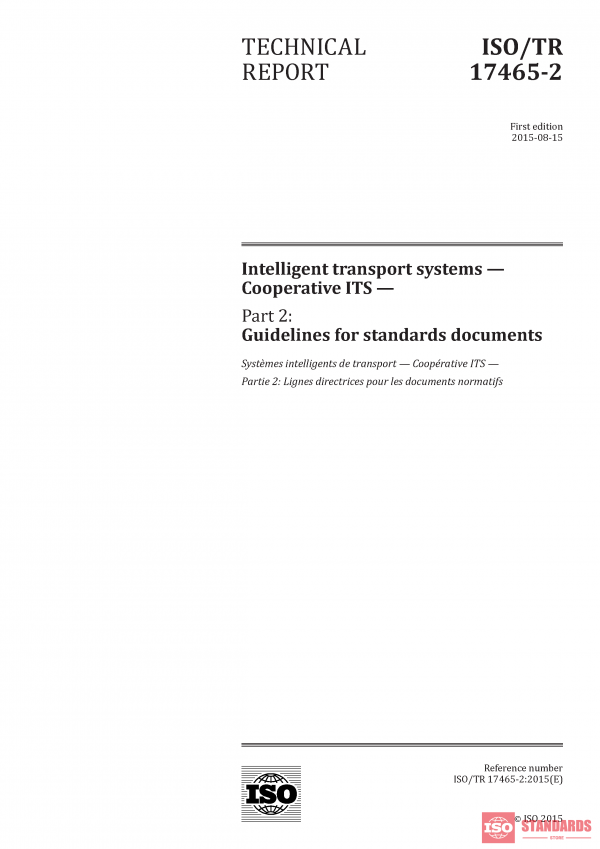 ISO/TR 17465-2:2015 PDF