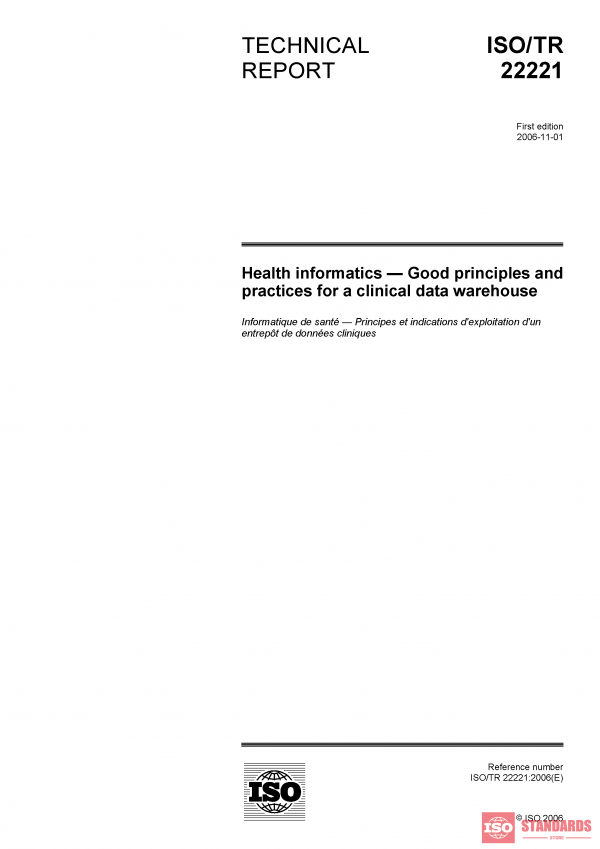 ISO/TR 22221:2006 PDF