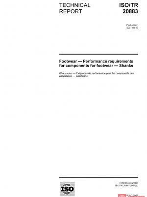 ISO/TR 20883:2007 PDF