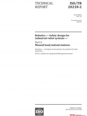 ISO/TR 20218-2:2017 PDF