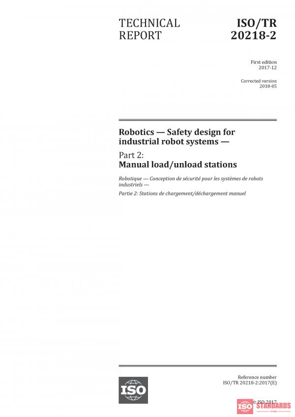 ISO/TR 20218-2:2017 PDF