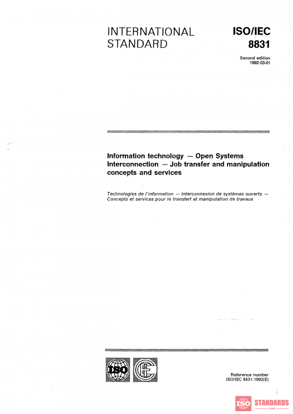 ISO/IEC 8831:1992 PDF