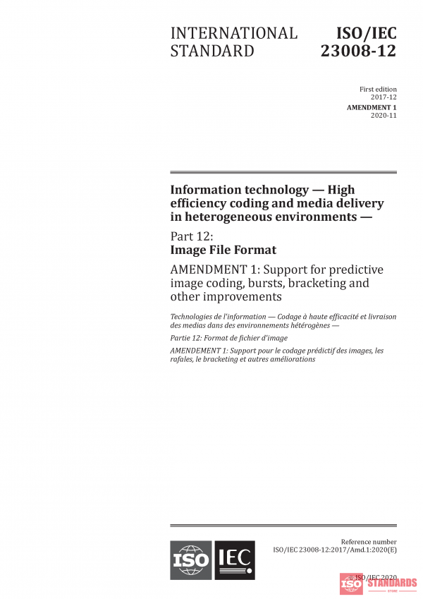 ISO/IEC 23008-12:2017/AMD1:2020 PDF