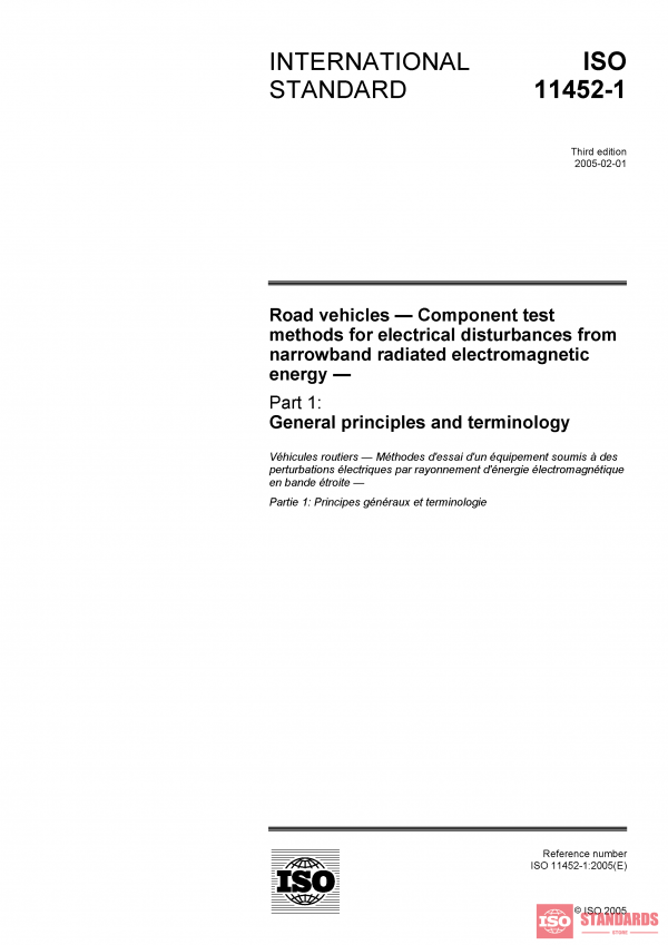 ISO 11452-1:2005 PDF