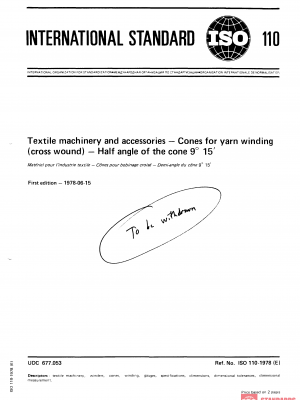 ISO 110:1978 PDF