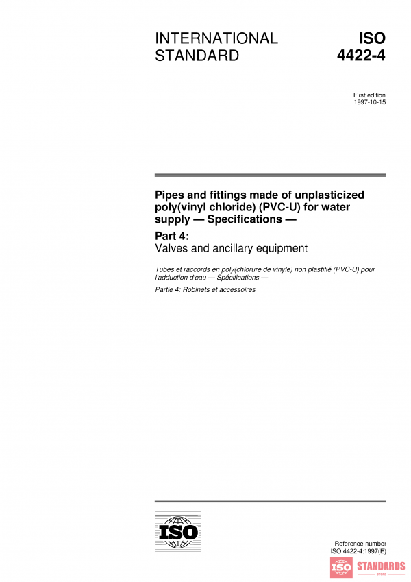 ISO 4422-4:1997 PDF