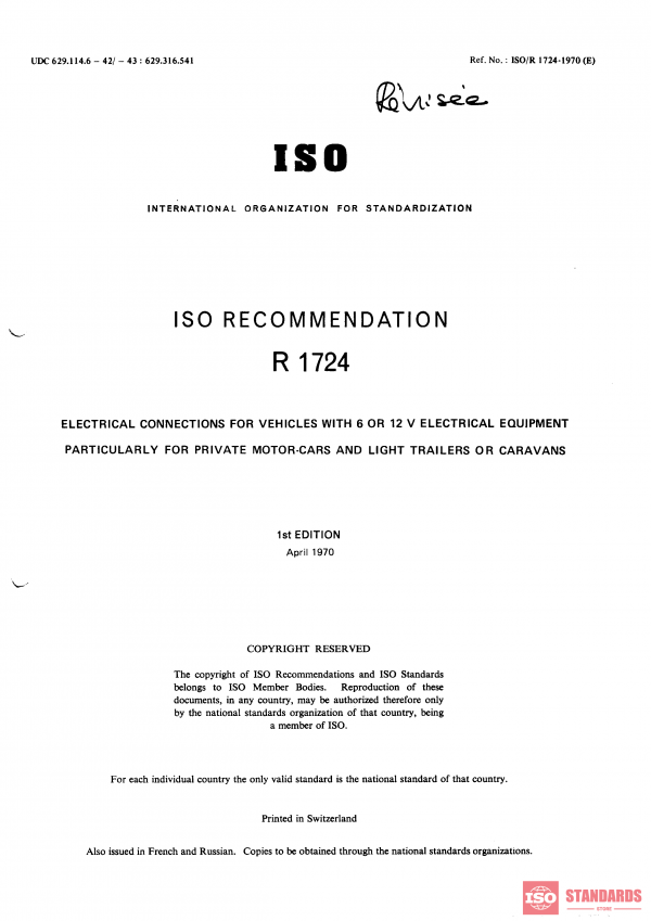ISO/R 1724:1970 PDF