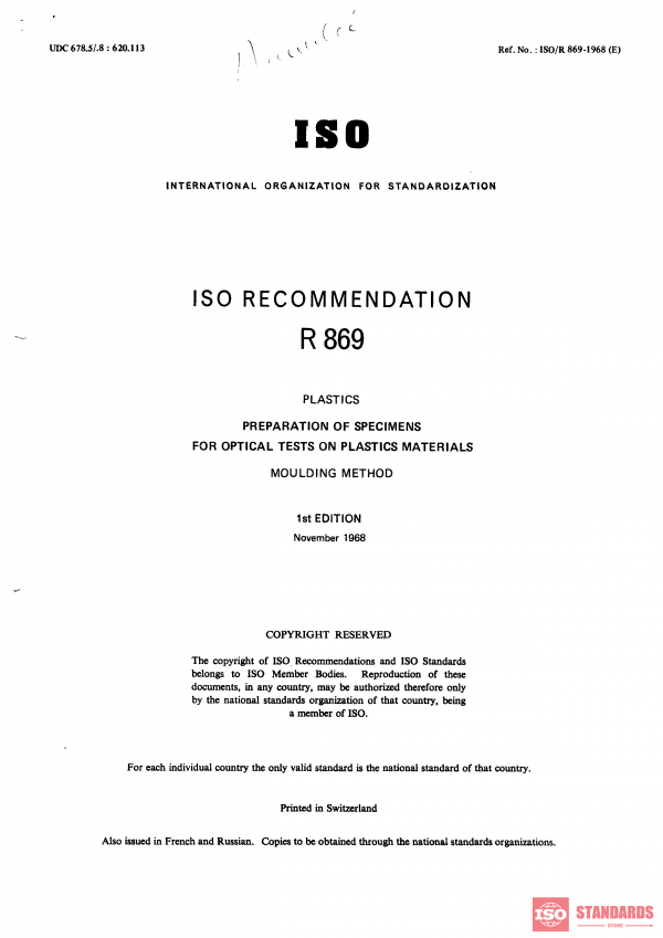 ISO/R 869:1968 PDF