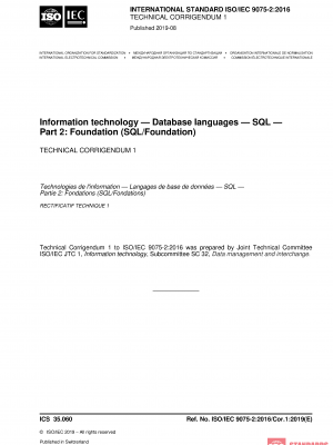 ISO/IEC 9075-2:2016/COR1:2019 PDF