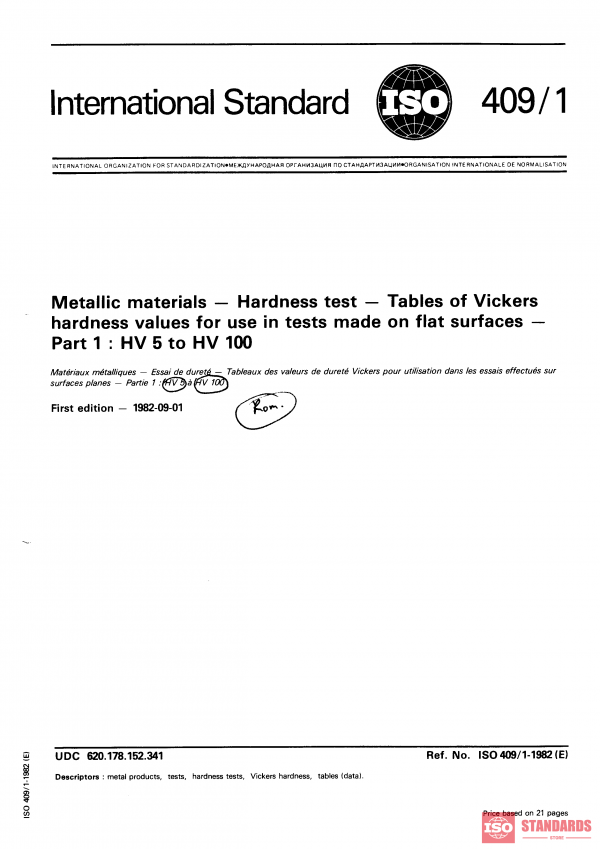 ISO 409-1:1982 PDF
