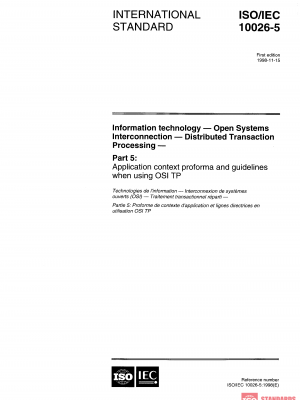 ISO/IEC 10026-5:1998 PDF