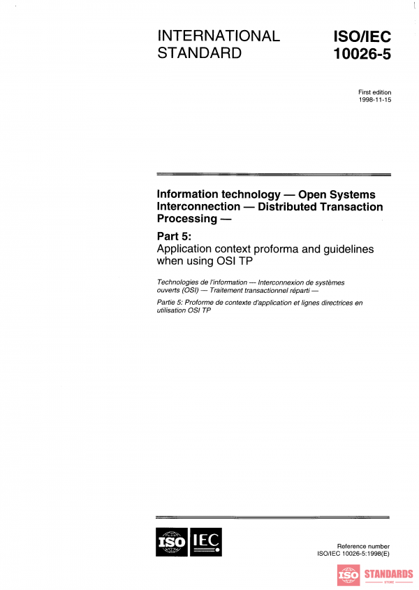 ISO/IEC 10026-5:1998 PDF