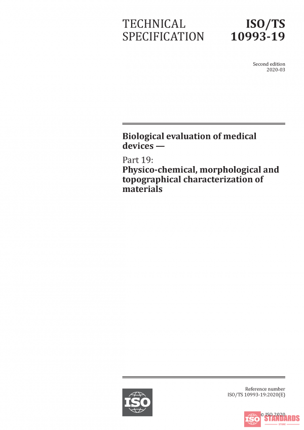 ISO/TS 10993-19:2020 PDF