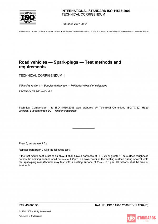 ISO 11565:2006/Cor 1:2007 PDF