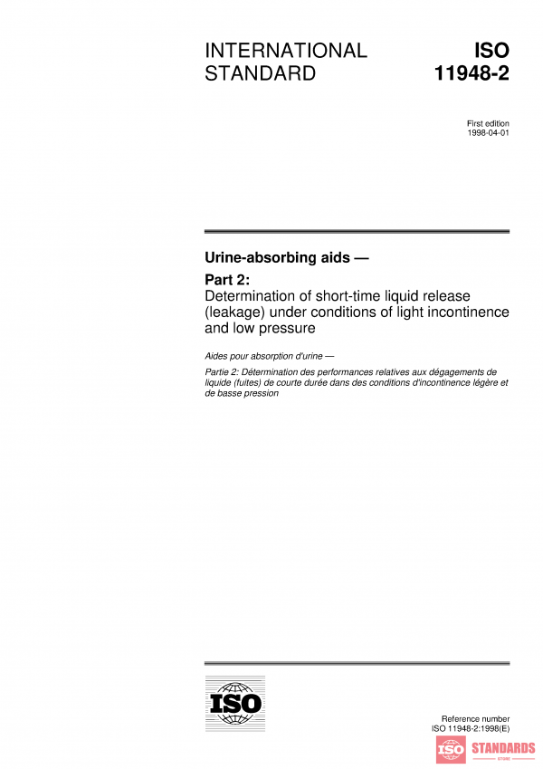 ISO 11948-2:1998 PDF