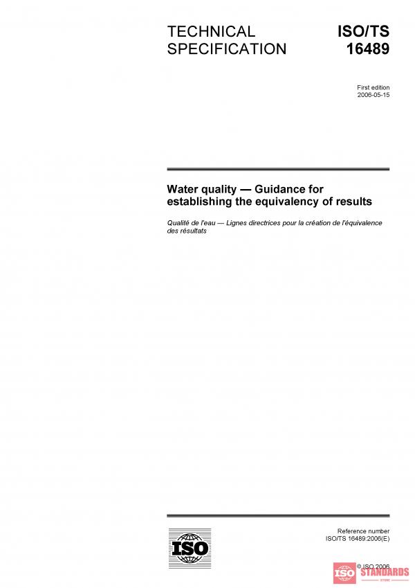 ISO/TS 16489:2006 PDF