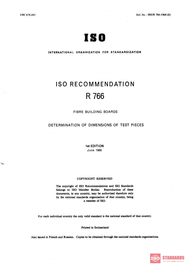 ISO/R 766:1968 PDF