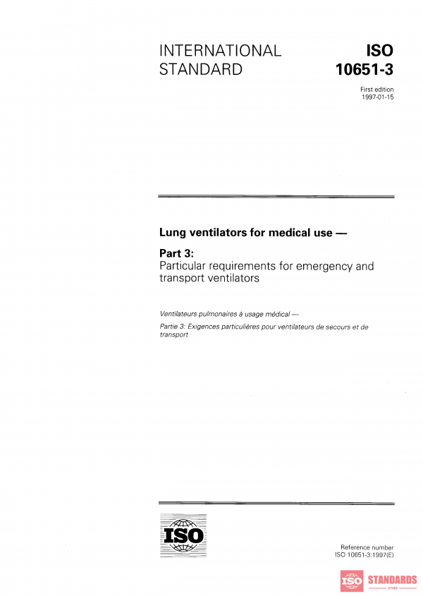 ISO 10651-3:1997 PDF