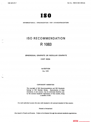 ISO/R 1083:1969 PDF
