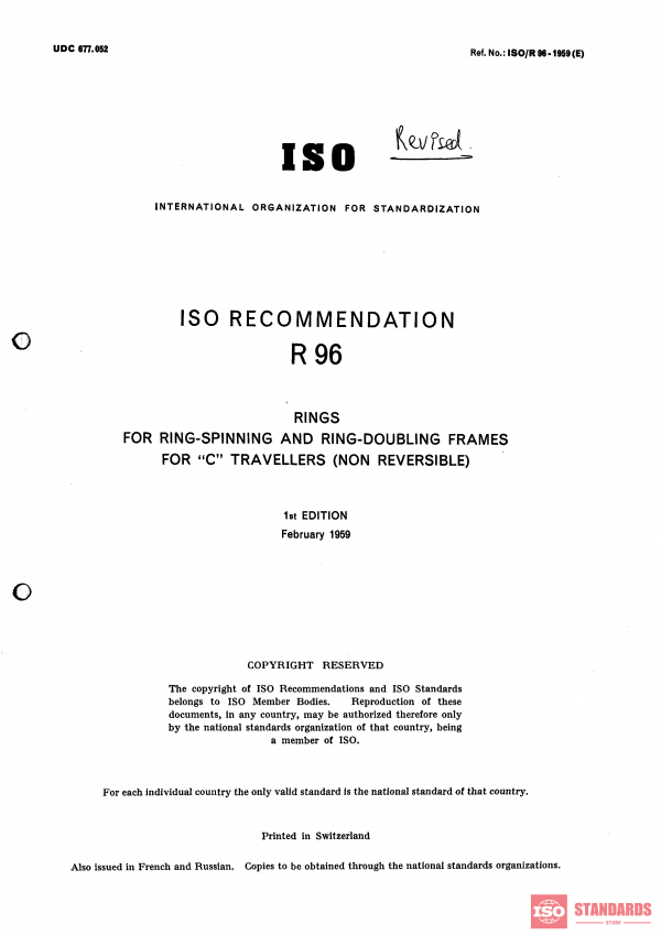 ISO/R 96:1959 PDF