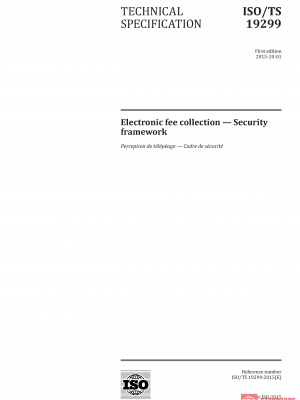 ISO/TS 19299:2015 PDF