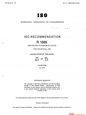 ISO/R 1689:1970 PDF