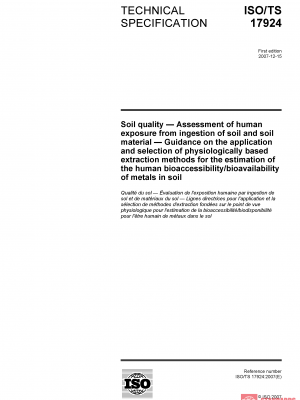 ISO/TS 17924:2007 PDF