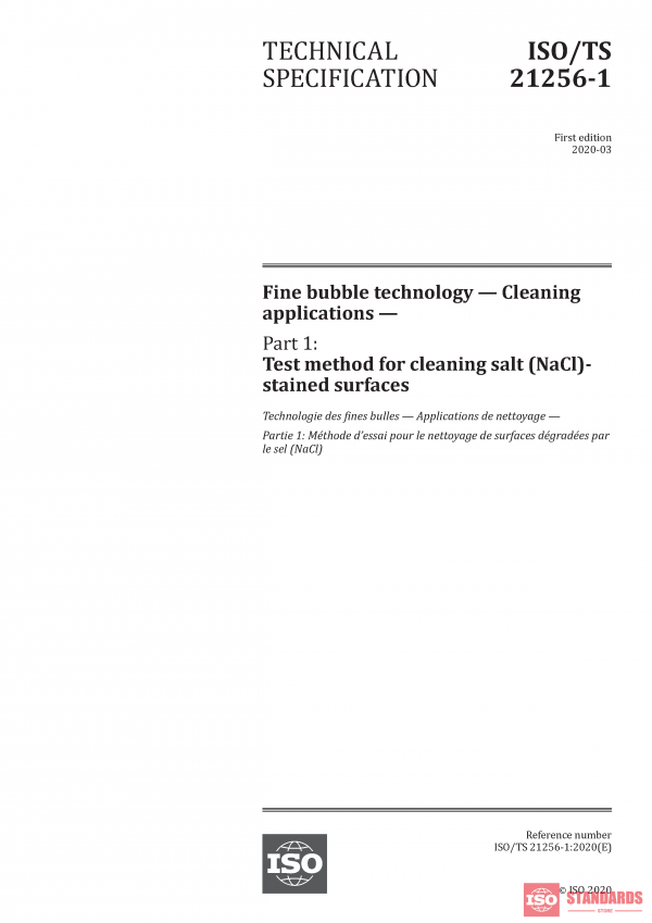 ISO/TS 21256-1:2020 PDF