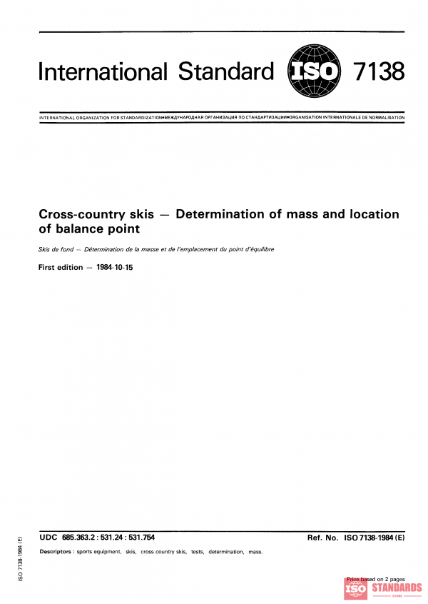 ISO 7138:1984 PDF