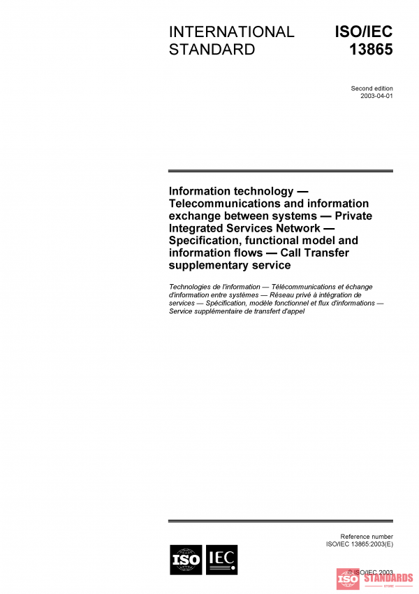 ISO/IEC 13865:2003 PDF