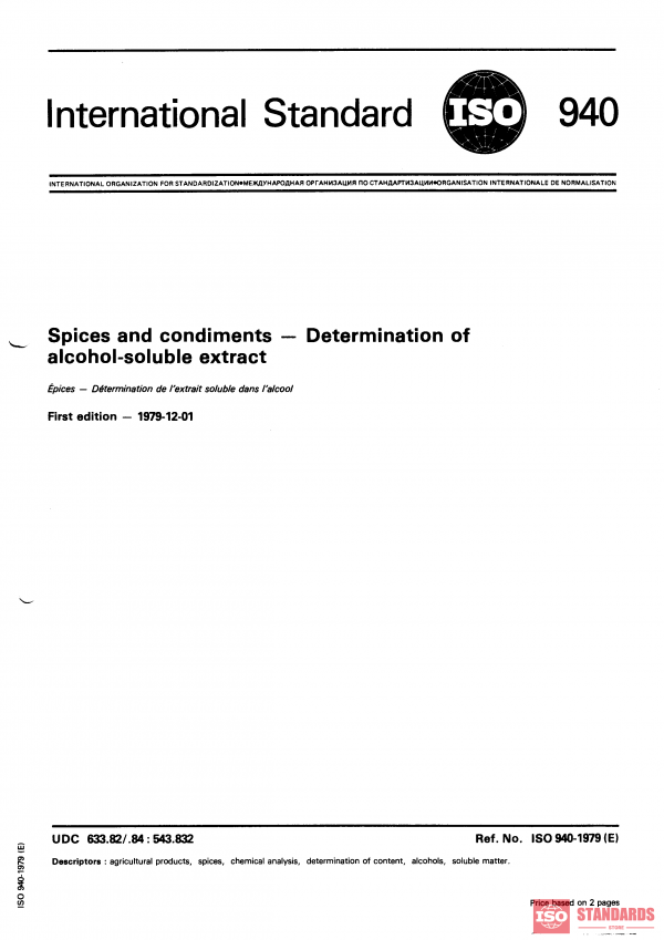 ISO 940:1979 PDF