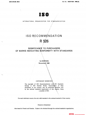 ISO/R 526:1966 PDF