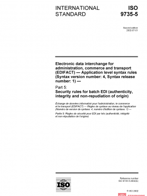 ISO 9735-5:2002 PDF