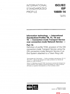 ISO/IEC ISP 10609-14:1994 PDF