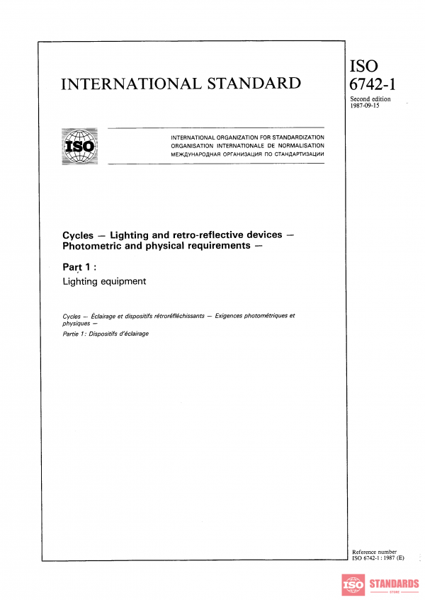 ISO 6742-1:1987 PDF