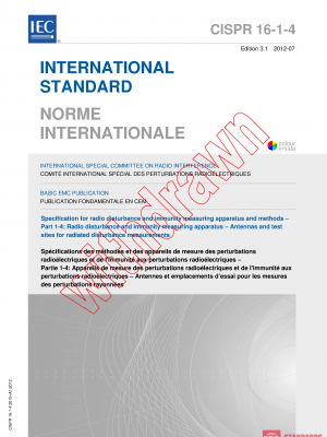 CISPR 16-1-4:2010+AMD1:2012 CSV PDF